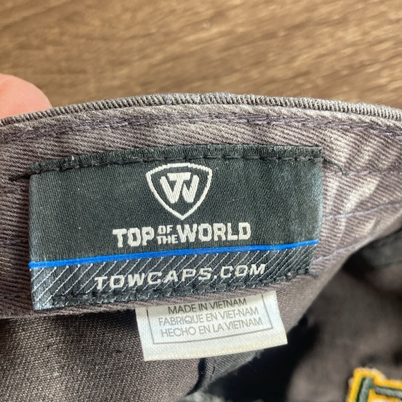 Top of the World Men's Adjustable Relaxed Fit Charcoal Hat Baylor University - Picture 8 of 8